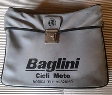 Borsa laterale semi rigida Piaggio Bravo NON originale con nome concessionario