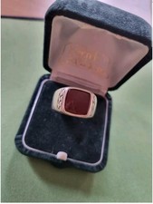 anello corniola argento 925