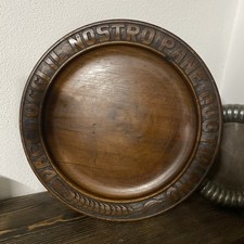 piatto legno antico 1930