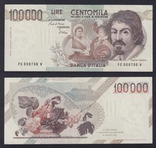 Banconota Italia 100000 lire