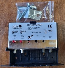 CENTRALINO DA PALO 2 USCITE 48 dB UHF filtro 5G LTE AMPLIFICATORE ANTENNA