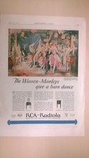 pubblicità a colori  colour advertising  RCA - Radiola - 1926