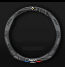 Coprivolante 15" in pelle PU + fibra di carbonio per Smart 2000-2024 tutti i modelli