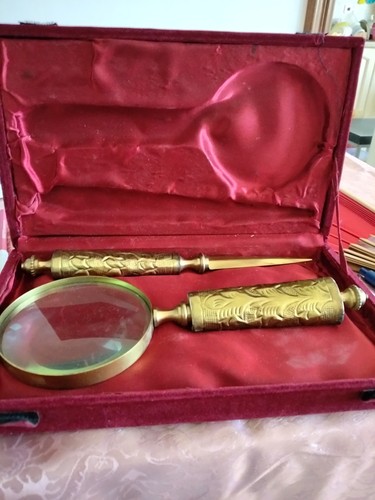 Set scrivania vintage - set,