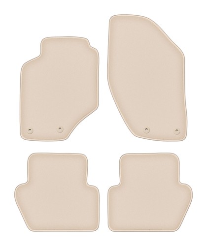 Set tappetini moquette beige