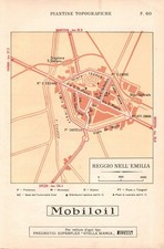 Carta geografica antica REGGIO