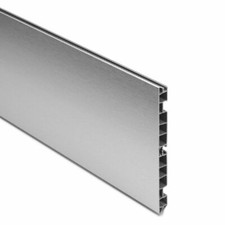 Zoccolo per Cucina e Mobili in Alluminio Varie Altezze e Lunghezze H 10 12 15 CM
