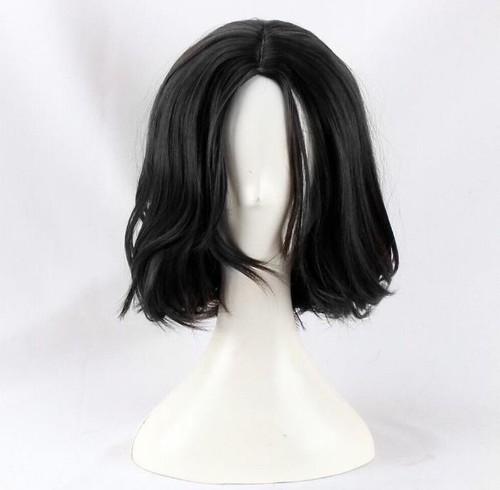 Parrucca anime cosplay nera - parrucca,