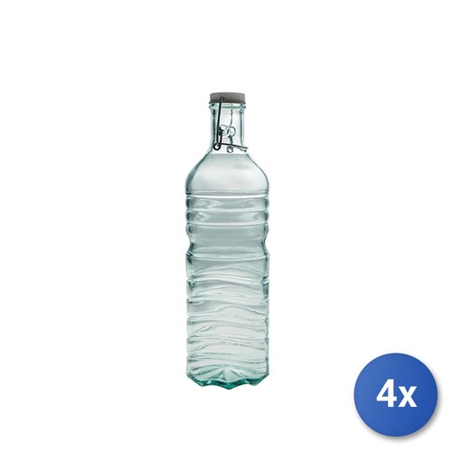 Bottiglia home trasparente - 4x,