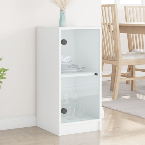 Credenza bianca 35x37x75 cm - credenza, 35x37x75,5