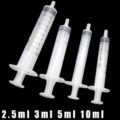Siringa plastica 5ml 3ml - 2,5ml,