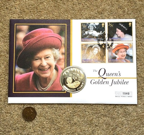 2002 50p coin fdc - fdc, falkland