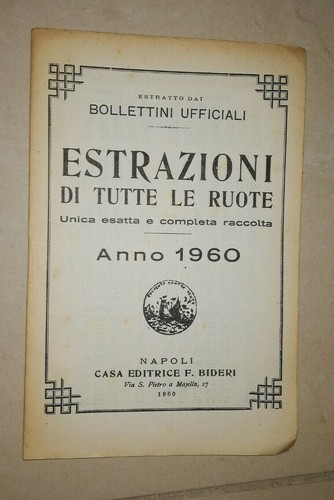 Estrazioni tutte ruote - le,