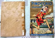 PINOCCHIO ANIMATO COLLODI (solo copertina) FRANCESCHINI disegno ATTILIO MUSSINO