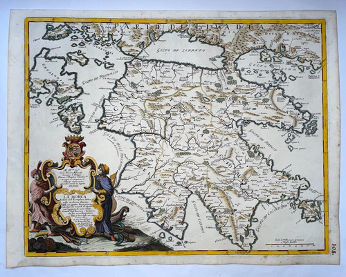 Grecia morea 1686 vignola - morea,