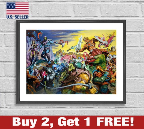 Poster battaglia man motu - he-man,