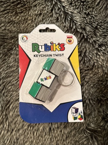 Rubiks keychain twist keyring - keychain,