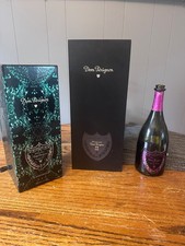 dom perignon boxes and bottle