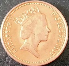 INGHILTERRA MONETA 1 PENNY 1997 CIRCOLATA