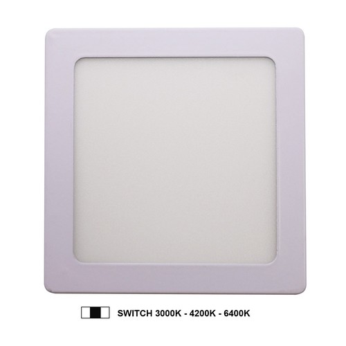 Plafoniera led 24w quadrata - 24w,