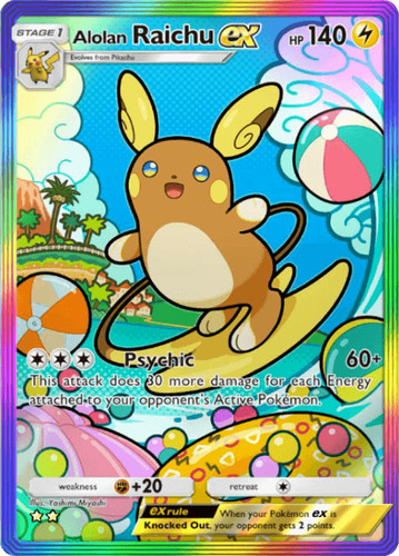 Digital alolan raichu - alolan, ex