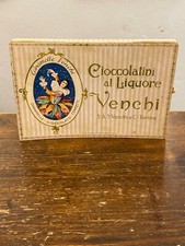 Scatola Pubblicitaria Venchi Cioccolatini al liquore-Torino 1930-Cappiello