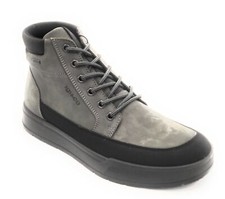 Igi e co 6626711 stivaletto pelle nabuk grigio antracite pelle nero gore-tex