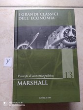 LIBRO PRINCIPI DI ECONOMIA POLITICA MARSHALL I GRANDI CLASSICI DELL'ECONOMIA 