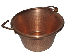 PAIOLO IN RAME MASSICCIO CON