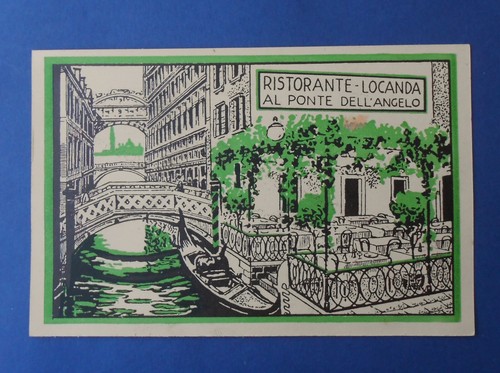 Cartolina pubblicità venezia - cartolina,