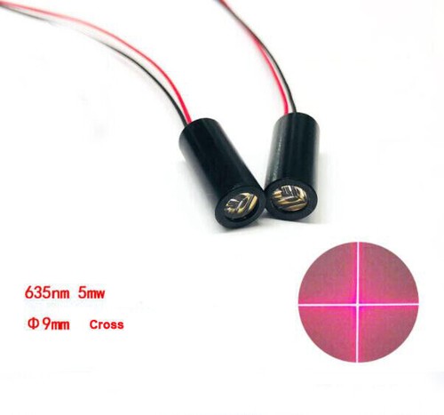 2pcs 635nm 5mw croce - 2pcs,