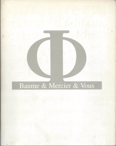 Catalogo baume mercier - catalogo, &