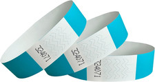 Braccialetti Carta Eventi - 1000 Pezzi - Identificativi Colorati Tipo Tyvek Brac