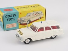Corgi Toys N°419 Ford Zephyr Auto Di Pattuglia Della Polizia In Scatola