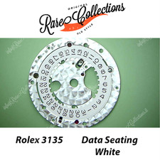 NEW Nuovo Rolex 3135 Data Indicator White Complete Indicatore Data 600 + 614 + 1