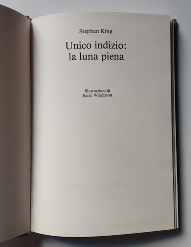 Unico indizio luna piena - unico,