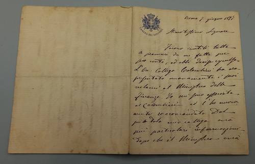 1877 lettera camera - lettera, dei