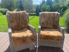 2 Pezzi vera pelle di montone