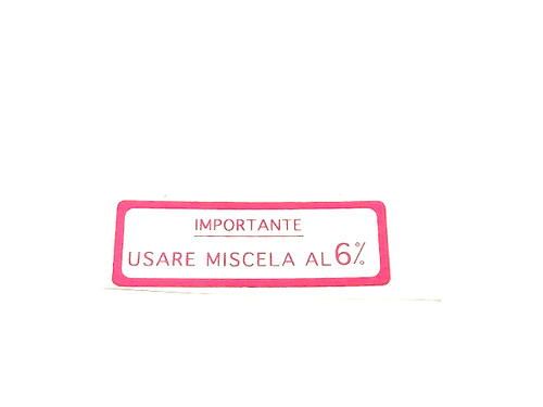 Adesivo usare miscela rosso - adesivo, 6%