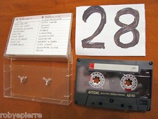 Mc Musicassetta Cassetta Vintage 137 TDK AR90 scritte siouxie and the banshees