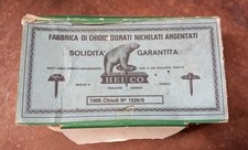 Vecchi  chiodi per tappezzeria Marroni HEI CO in Scatola Originale puntine 