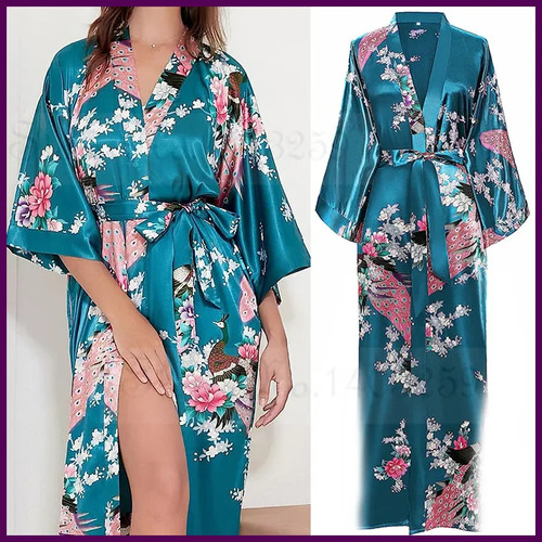Accappatoio kimono fiori