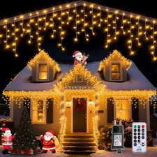 Luci natale esterno cascata - luci,