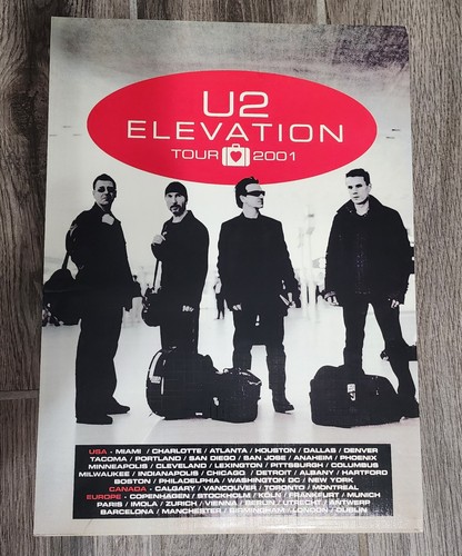 Elevation tour 2001 - 2001, poster