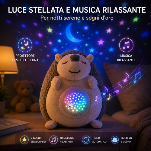 Peluche luce notturna - luce, led