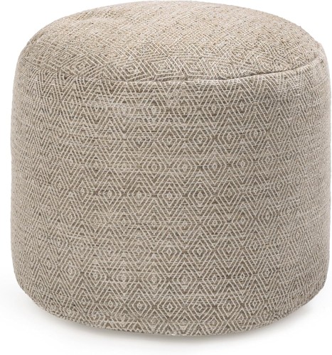 W handmade pouf - x, 22"