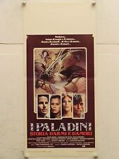I PALADINI STORIA D'ARMI E D'AMORI regia G. Battiato locandina orig. 1983