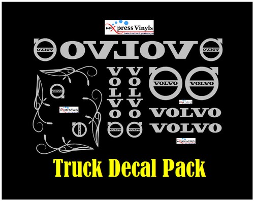 Decalcomanie camion volvo - decalcomanie,