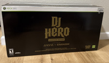 Pacchetto giradischi CD Jay-Z Eminem DJ Hero Renegade Edition Xbox 360 sigillato nuovo