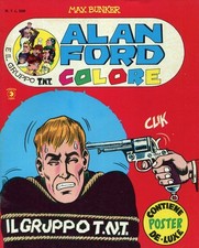 [599] ALAN FORD COLORE ed. Corno 1979 serie completa nn. 1/15 con gadget stato E